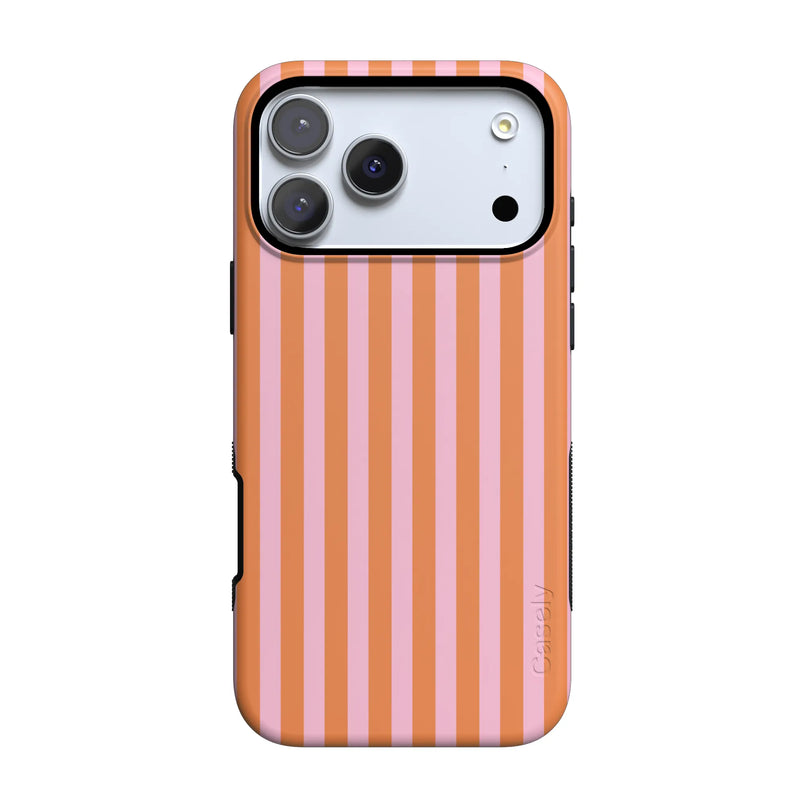 Perfect Stripes | Orange & Pink Stripes Case - iPhone 17 Pro