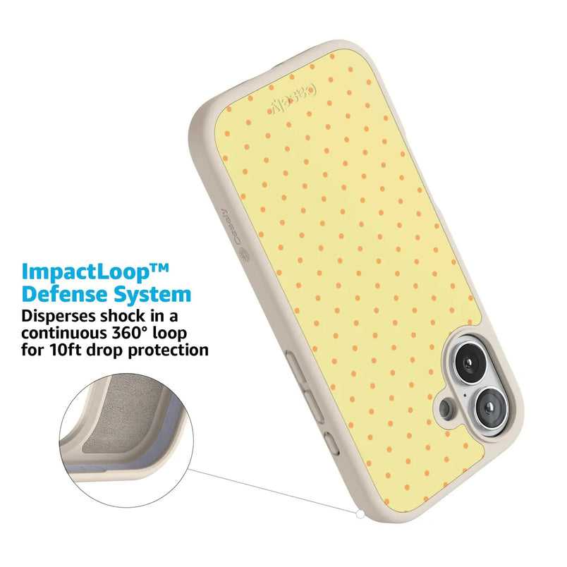 On the Dot | Yellow Polka Dot Case