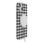 Salem's Hex | Black & White Checkered Case