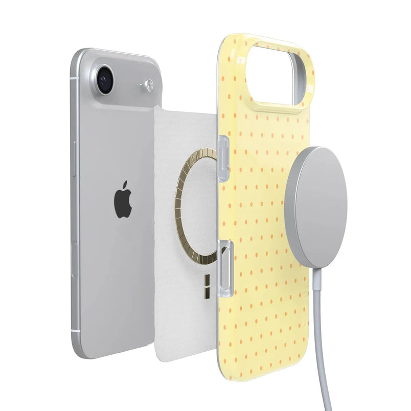 On the Dot | Yellow Polka Dot Case