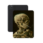Van Gogh | Head of a Skeleton with a Burning Cigarette iPad Case - iPad Pro 11" (M4, 2024)