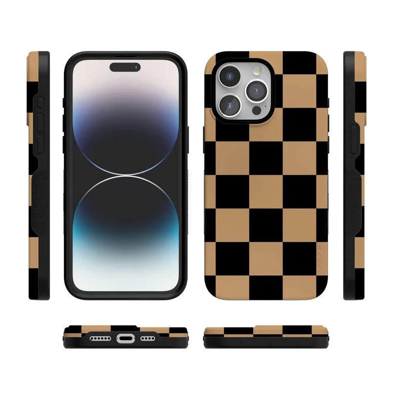 Fit Check | Black & Brown Checkerboard Case