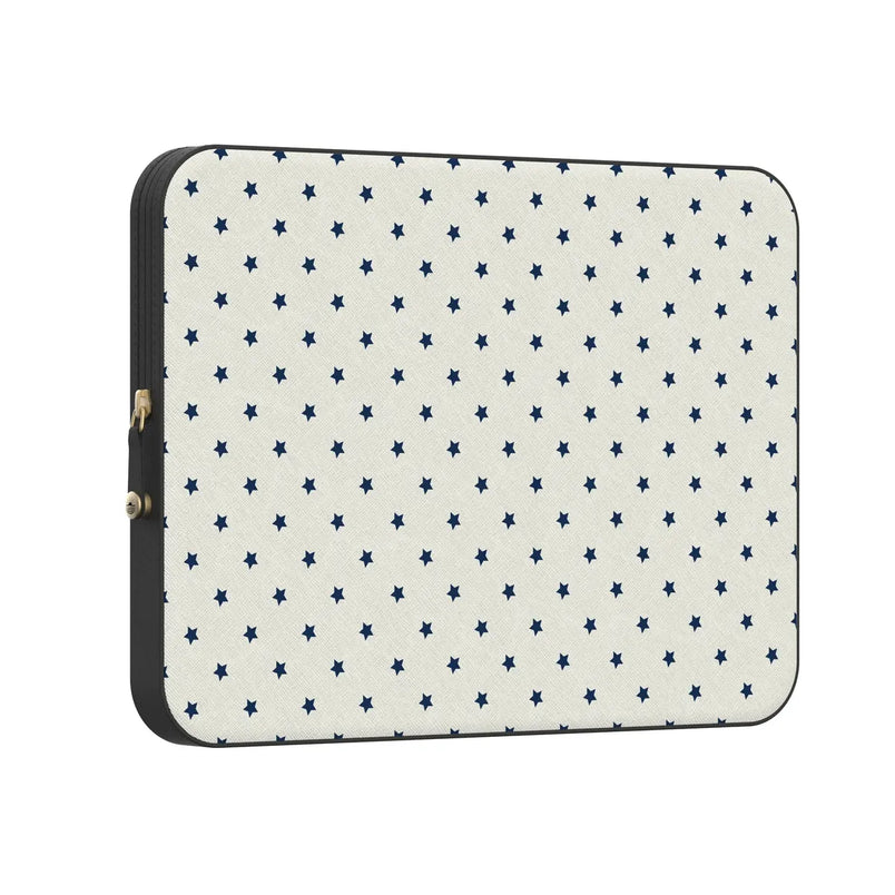 Tiny Stars | Blue & White Laptop Case