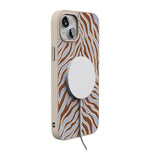Untamed | Brown & Blue Zebra Case