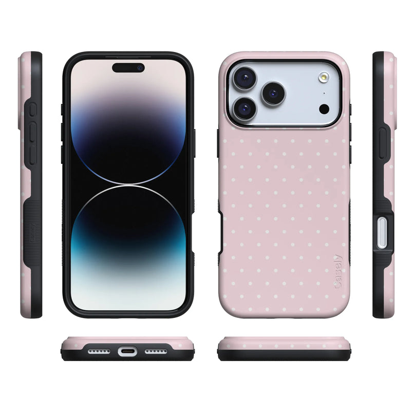 On the Dot | Pink & White Polka Dot Case