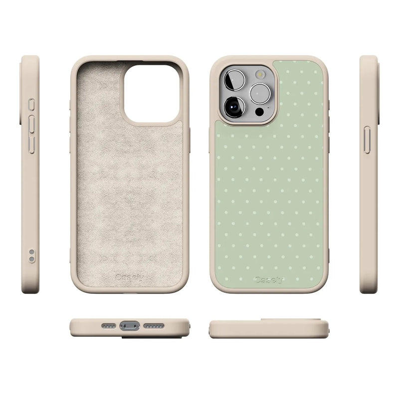 On the Dot | Green Polka Dot Case