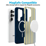 Coastline Stripes | Blue & Yellow Case