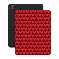 Crazy in Love | Red Hearts iPad Case