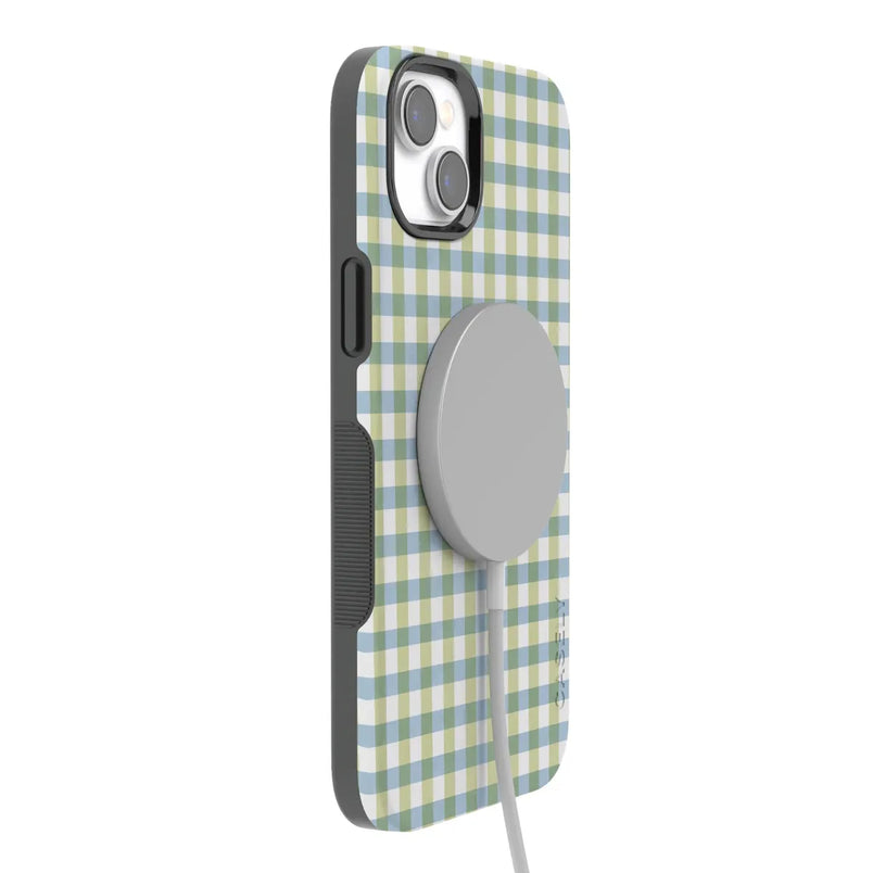 Pastel Picnic | Blue & Green Gingham Case
