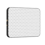 On the Dot | White Polka Dot Laptop Case