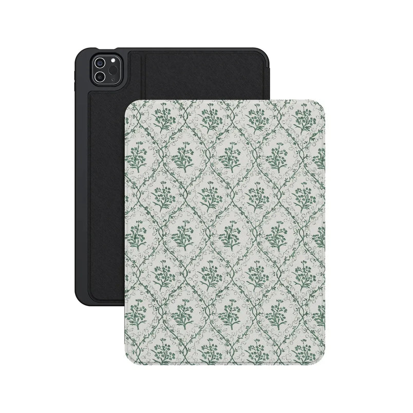Sage Tapestry | Floral Vines iPad Case