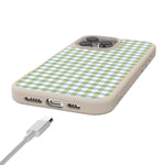 Pastel Picnic | Blue & Green Gingham Case