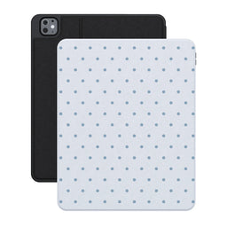 On the Dot | Icy Blue Polka Dot iPad Case