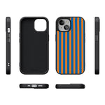 Go New York | Blue & Orange Stripes Case