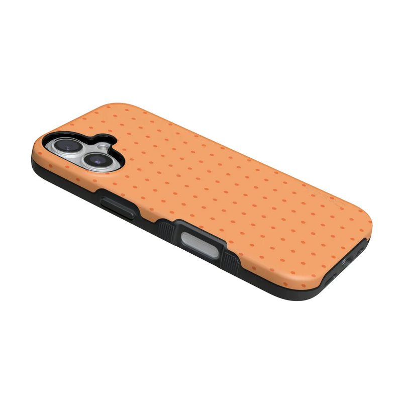 On the Dot | Orange Polka Dot Case