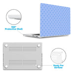 Spotted in SoHo | Periwinkle Polka Dot Laptop Shell