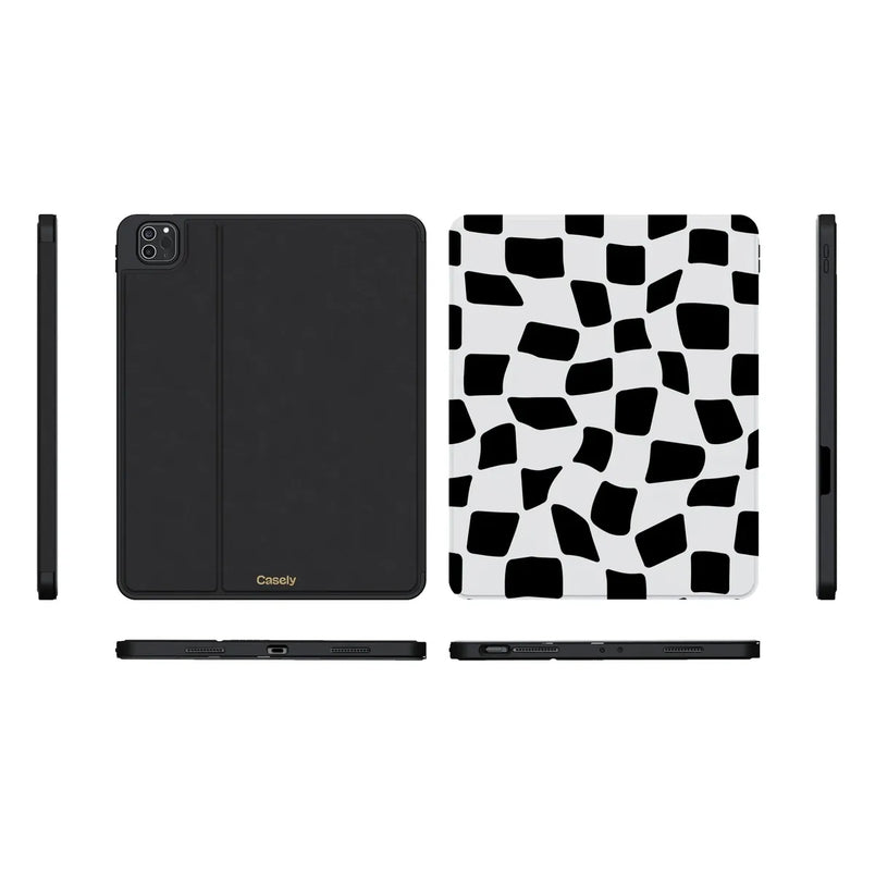 Funky Checkerboard | High Contrast Design iPad Case