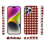 Checked Twice | Red Plaid Case