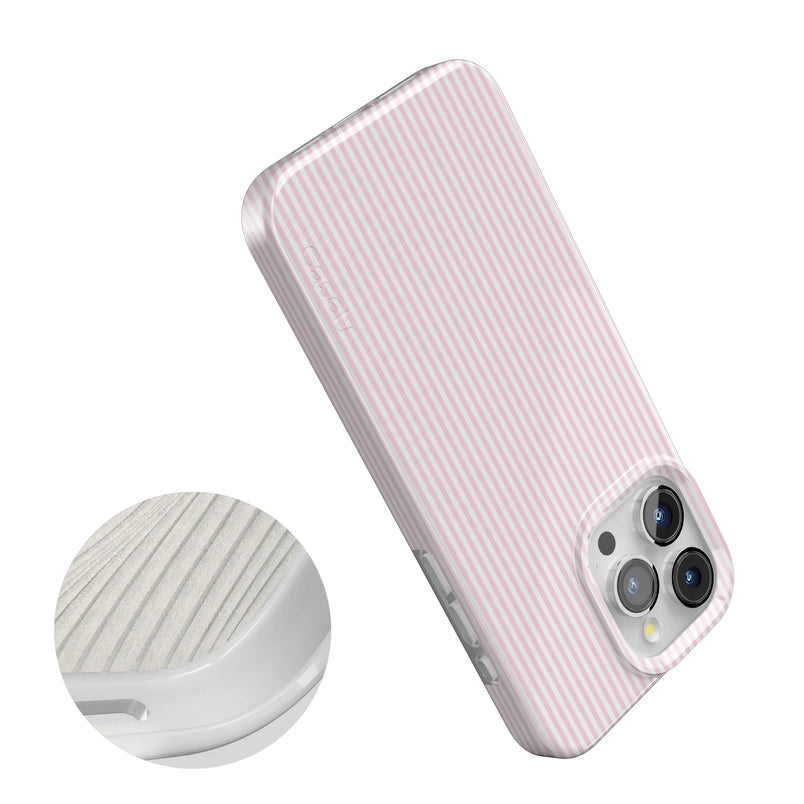 Stripes and the City | Light Pink Pinstripe Case
