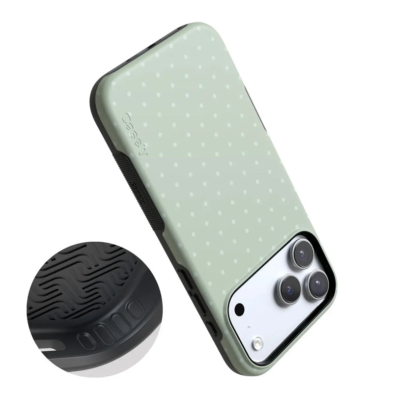 On the Dot | Green Polka Dot Case