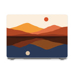 Opposites Attract | Day & Night Colorblock Mountains Laptop Shell - 13.6" MacBook Air