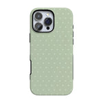 On the Dot | Green Polka Dot Case
