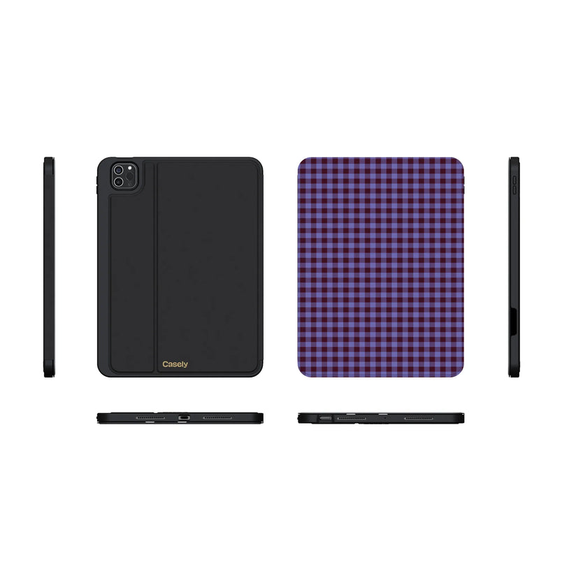 Sweet Jam | Purple Gingham iPad Case