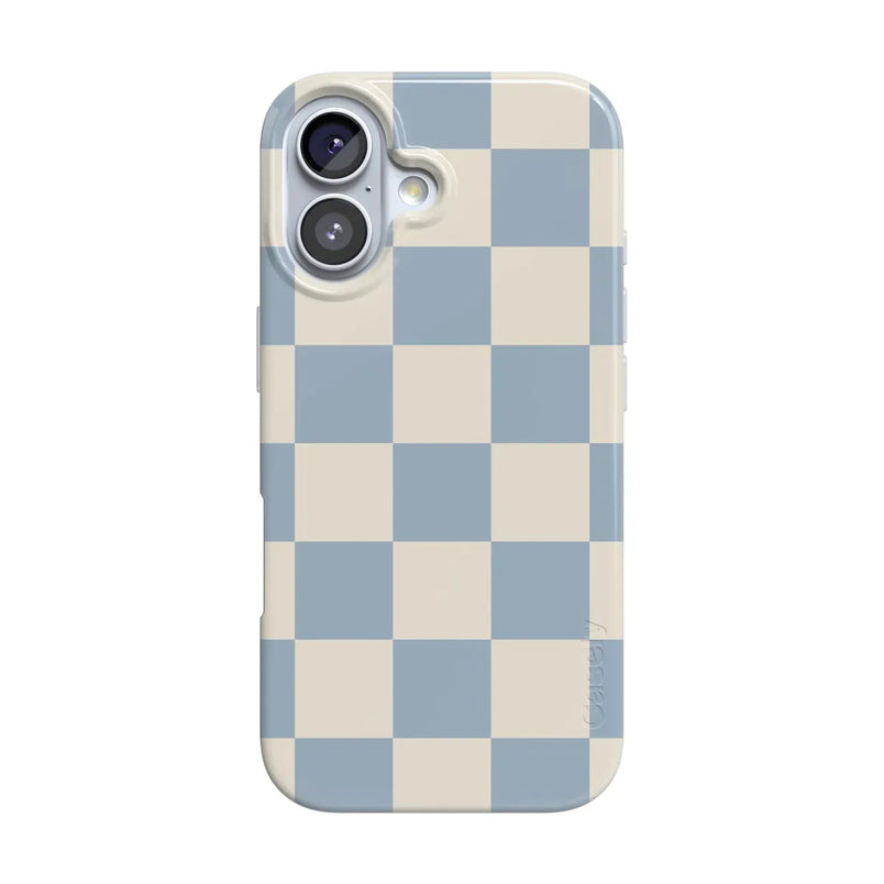 Fit Check | Light Blue Checkerboard Case - iPhone 16