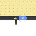 On the Dot | Yellow Polka Dot Laptop Case