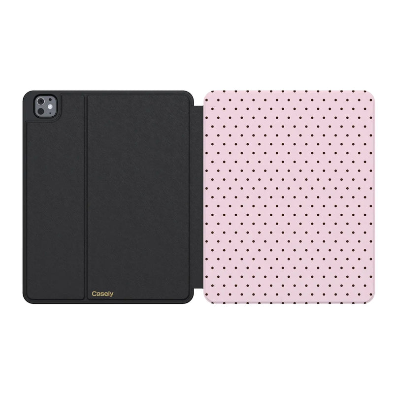 On the Dot | Pink Polka Dot iPad Case