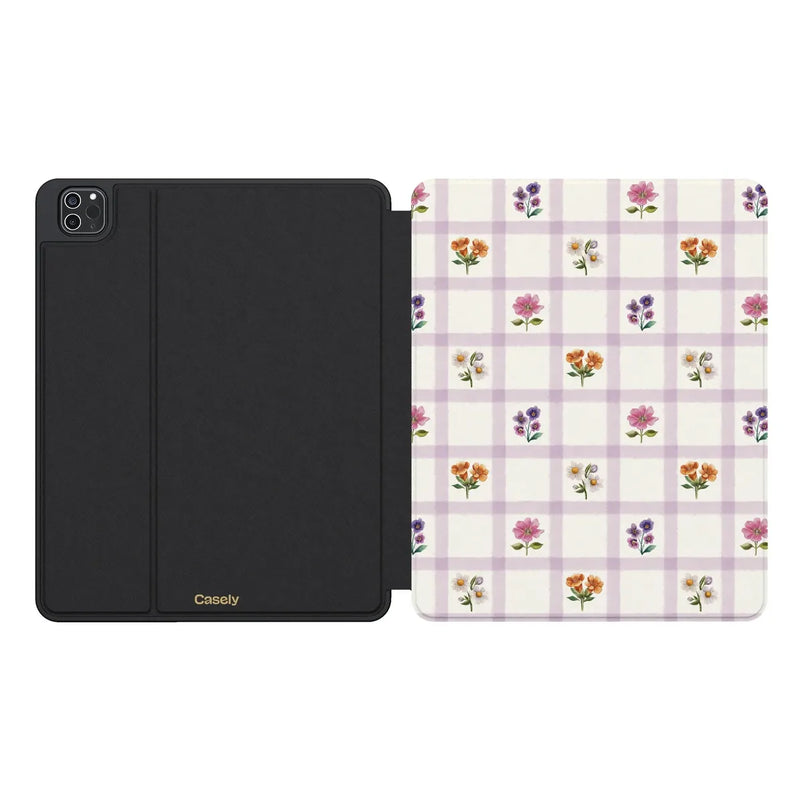 Meadow Check | Floral Gingham iPad Case