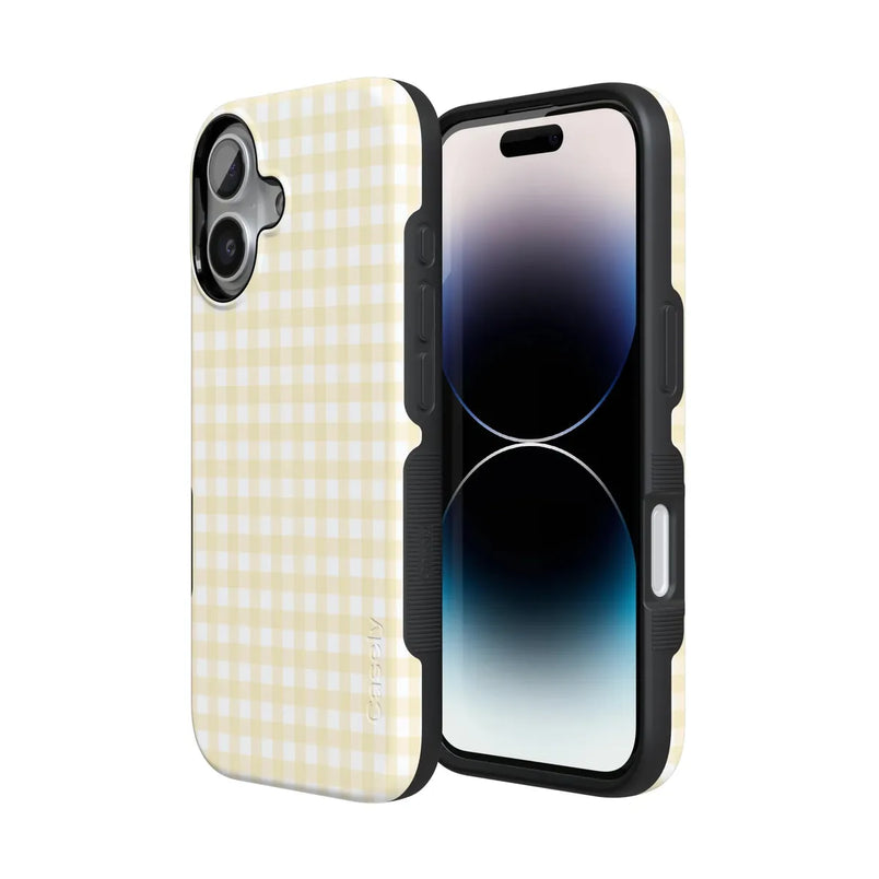 Pastel Picnic | Yellow Gingham Case