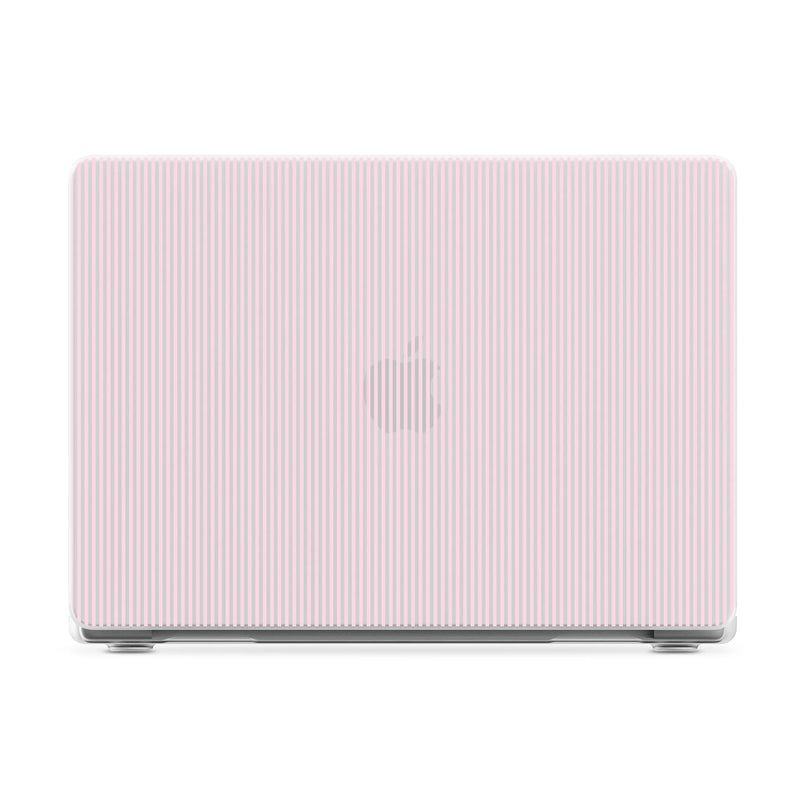 Stripes and the City | Light Pink Pinstripe Laptop Shell - 15" MacBook Air