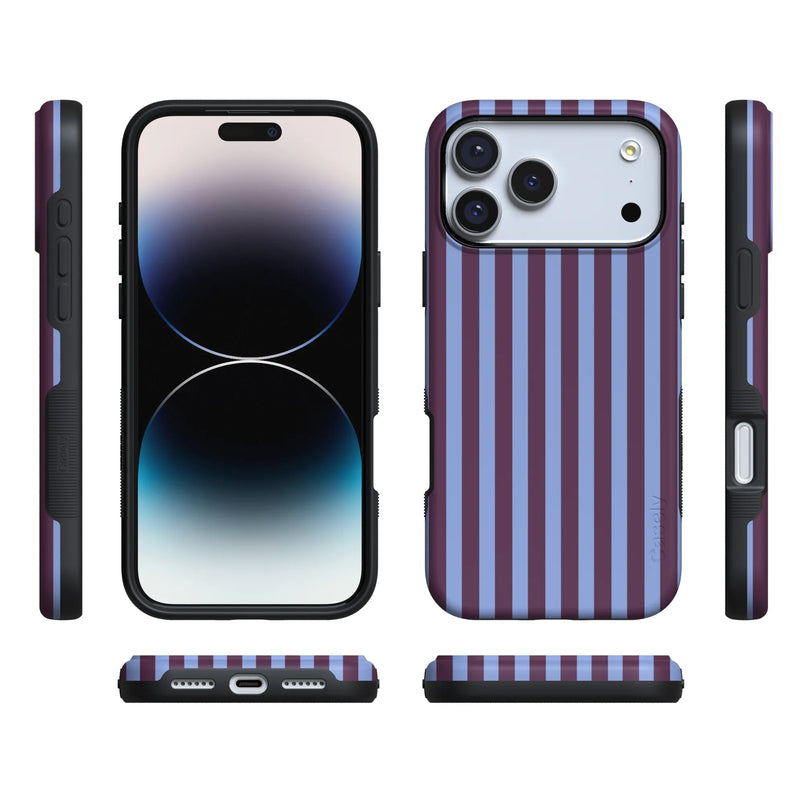 Perfect Stripes | Purple & Blue Stripes Case