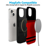 Storm Warning | Black & Red Stripes Case