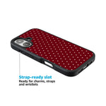 On the Dot | Maroon Polka Dot Case