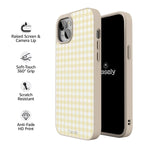 Pastel Picnic | Yellow Gingham Case
