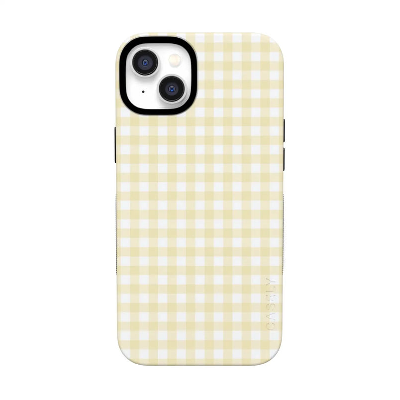 Pastel Picnic | Yellow Gingham Case