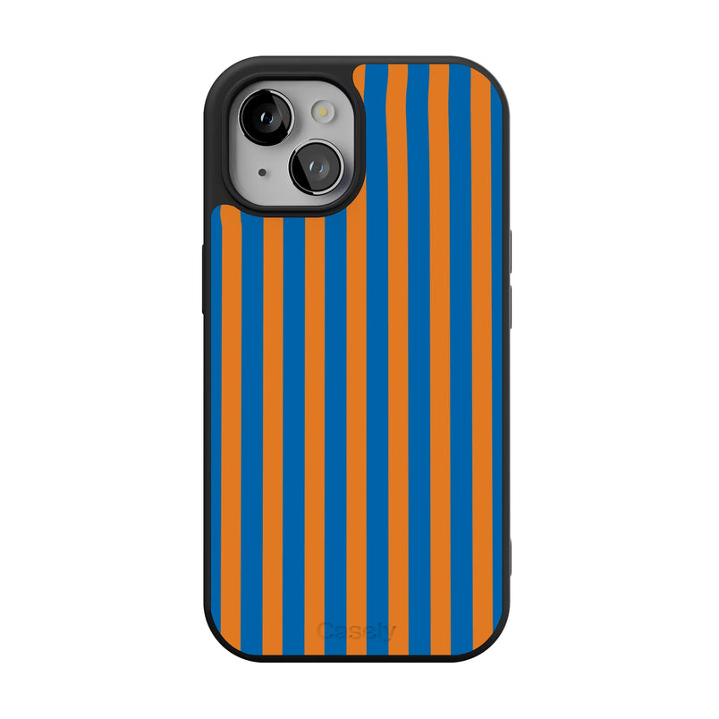 Go New York | Blue & Orange Stripes Case - iPhone 15
