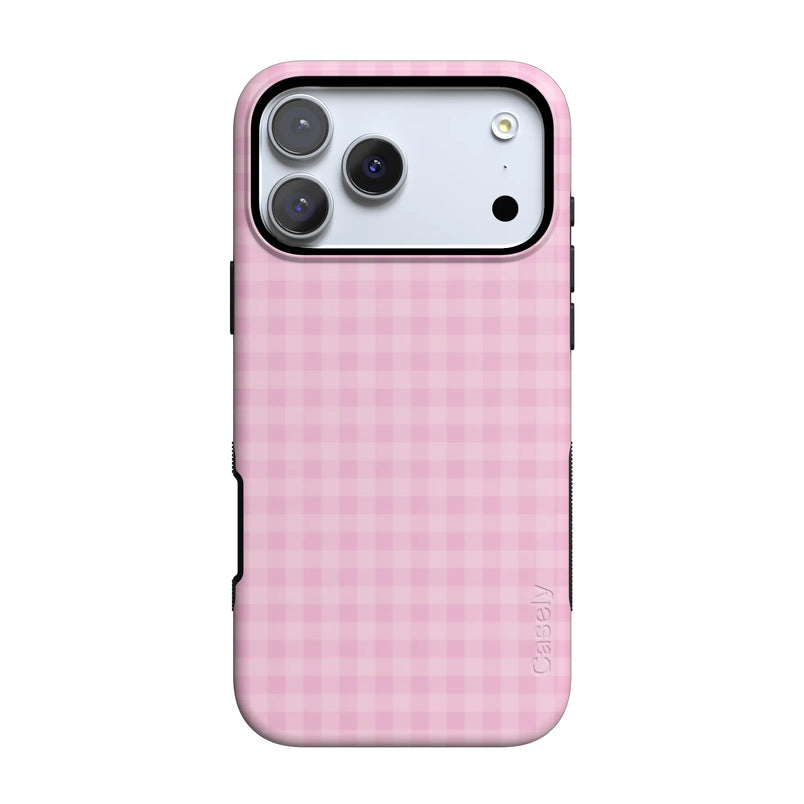 Sweet Jam | Light Pink Gingham Case - iPhone 17 Pro
