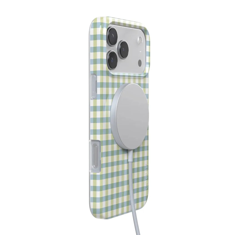 Pastel Picnic | Blue & Green Gingham Case