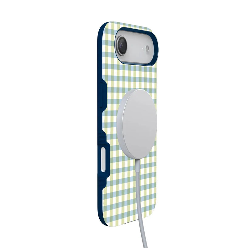 Pastel Picnic | Blue & Green Gingham Case