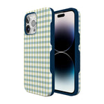 Pastel Picnic | Blue & Green Gingham Case