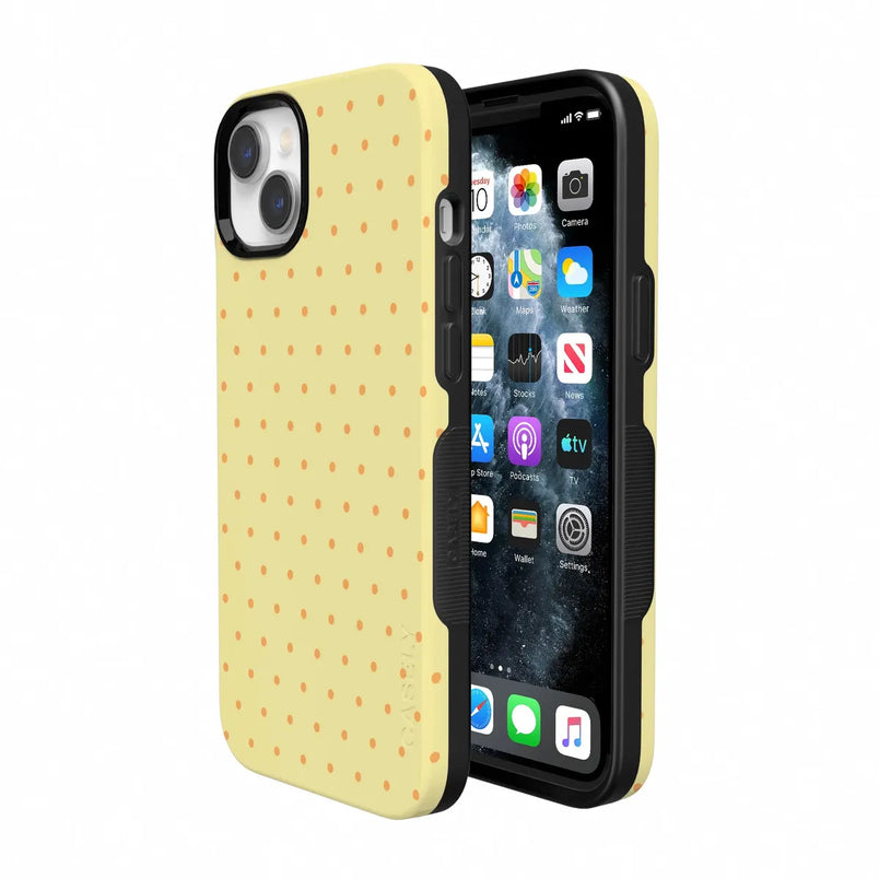 On the Dot | Yellow Polka Dot Case