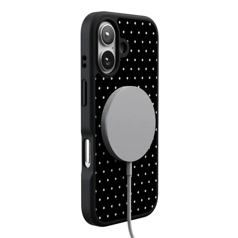 On the Dot | Black Polka Dot Case