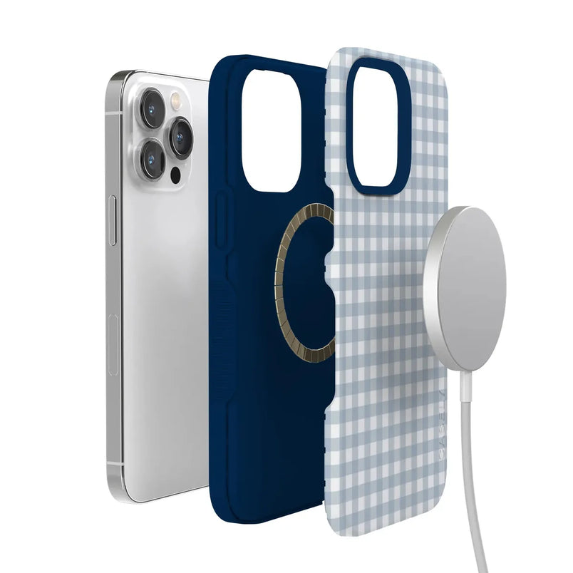 Pastel Picnic | Blue Gingham Case