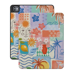 Tropical Heat | Beachy Collage iPad Case