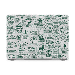 Santa's Stamps | Holiday Market Laptop Shell