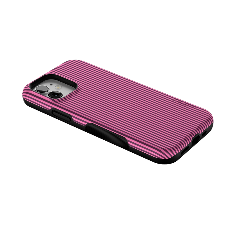 Stripes and the City | Pink & Purple Pinstripe Case