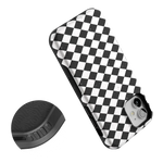 Salem's Hex | Black & White Checkered Case